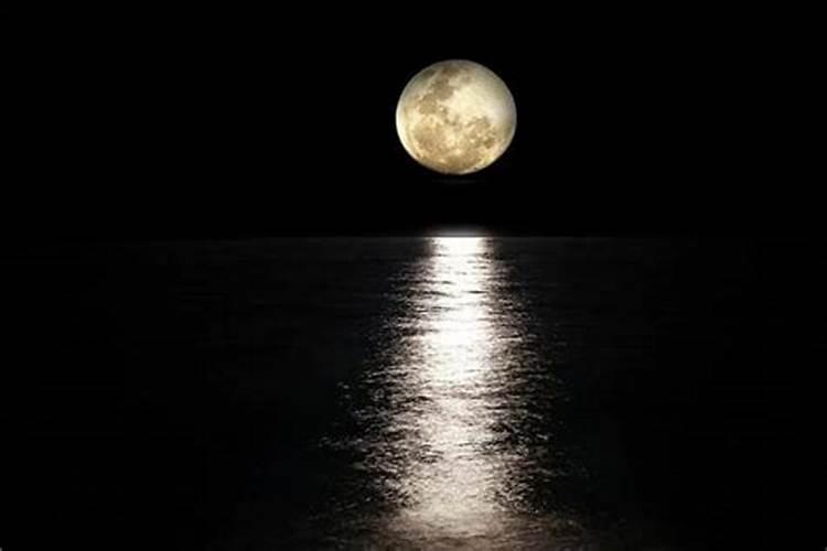 梦见超级大的月亮落在地上
