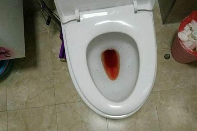 梦见看见厕所坐便有血