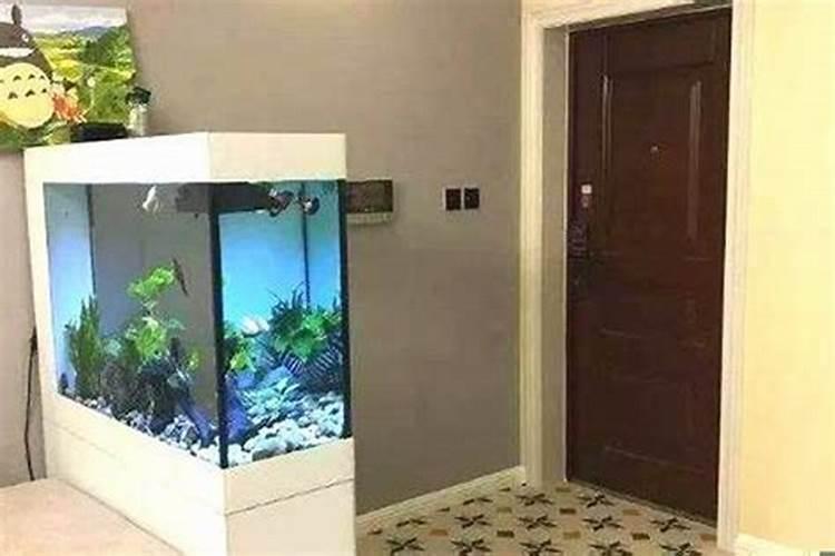 鱼缸可以放在正对门的位置吗